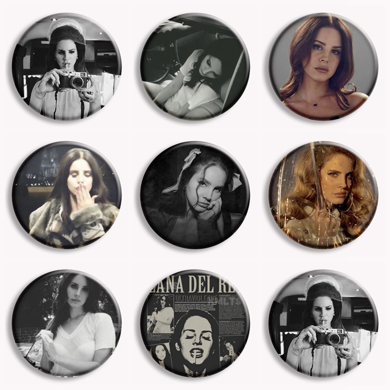 Collectible Vintage Photos - Ich liebe Luna Vintage künstlerische Retro-Foto-Pin
