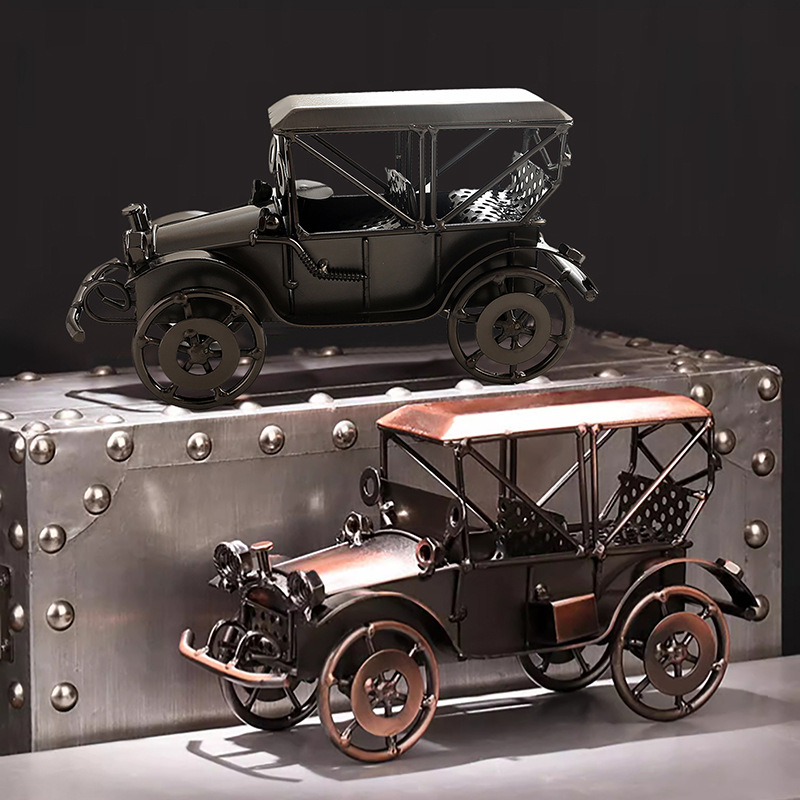 Vintage And Collectible Toys - Europäischer Stil Vintage Legierung Oldtimer-Modell Ornamente