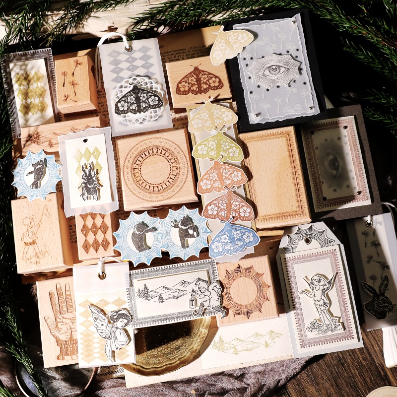 Vintage Waldfee Tier Blume Hol – Vintage Collectible Stamps Bewertung und Preis