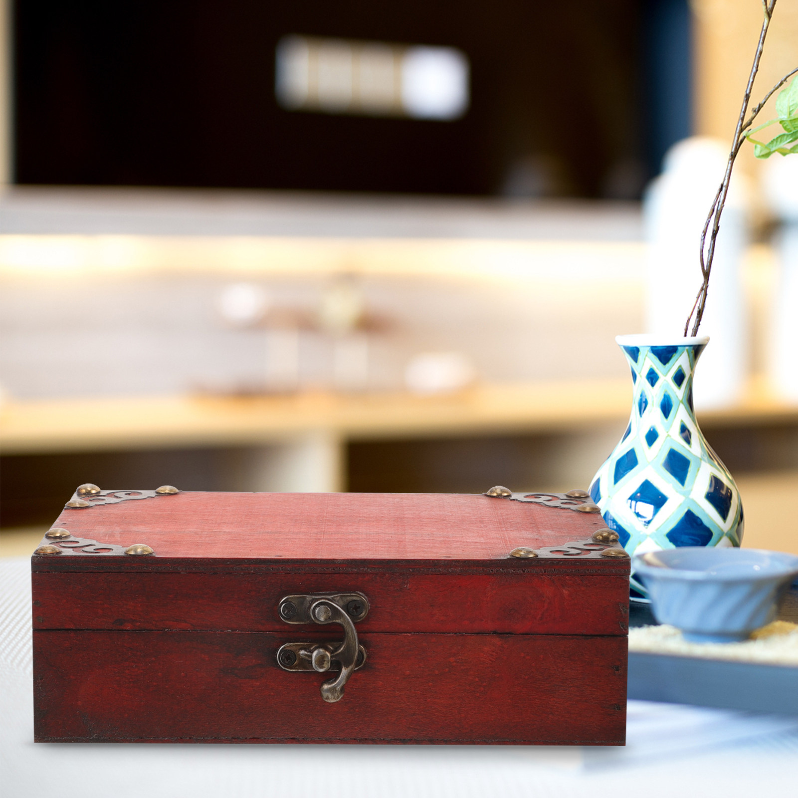 Vintage Holz-Aufbewahrungsbox, – Collectible Vintage Photos Bewertung und Preis