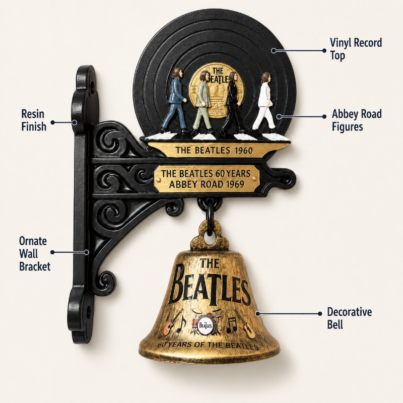 The Beatles Abbey Road Wandglo – Vintage Collectible Bells Bewertung und Preis