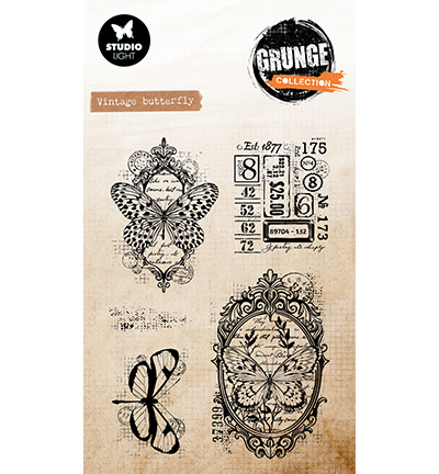 Vintage-Schmetterling, Grunge- – Collectible Vintage Greeting Cards Bewertung und Preis