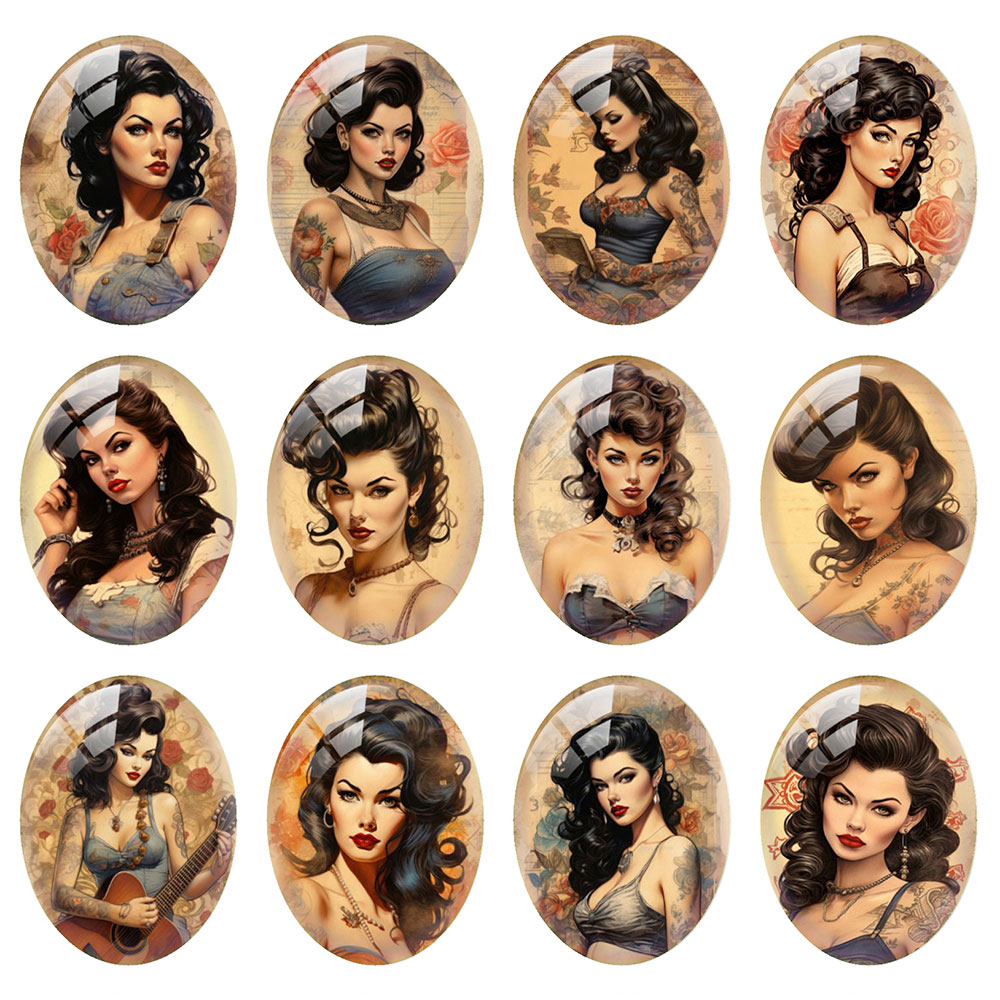 Zufällig gemischte runde/ovale – Vintage Collectibles For Sale Bewertung und Preis