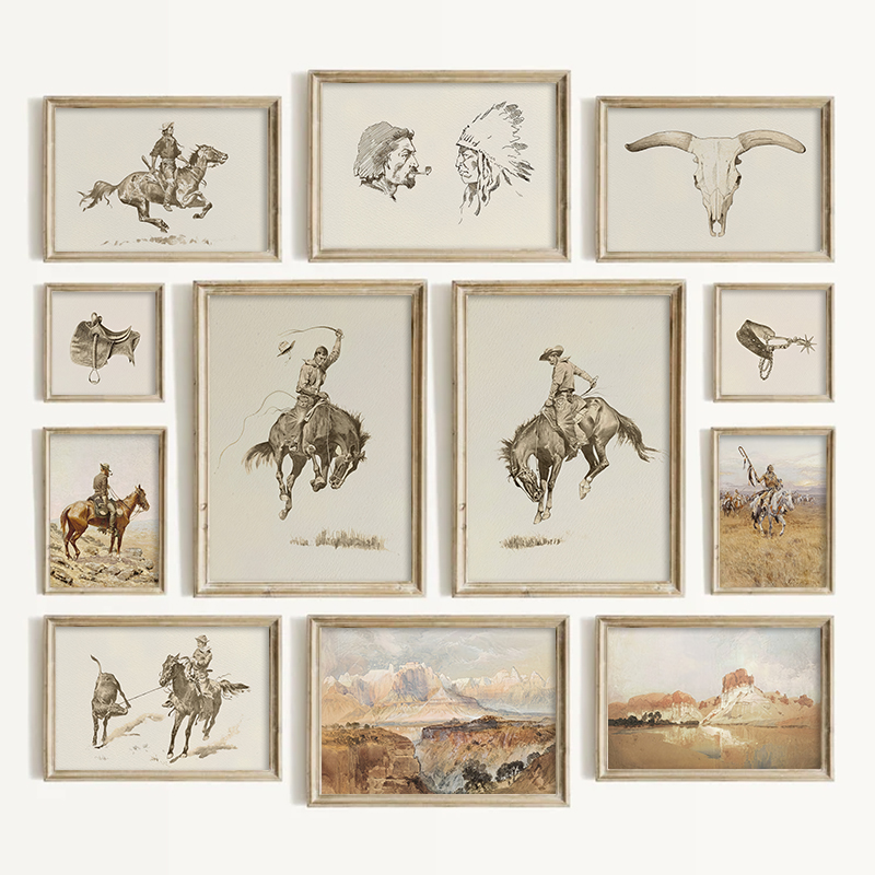 Südwestlicher Cowboy-Wandkunst – Vintage Toy Collector Bewertung und Preis