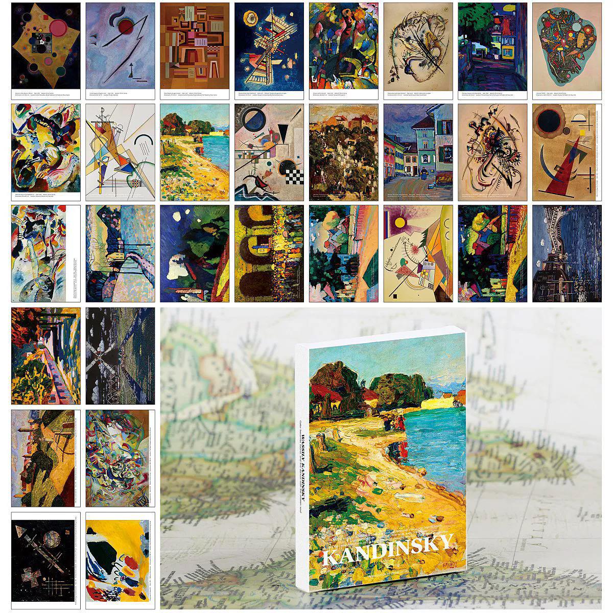 Wassily Kandinsky Kunst-Postka – Collectible Vintage Greeting Cards Bewertung und Preis