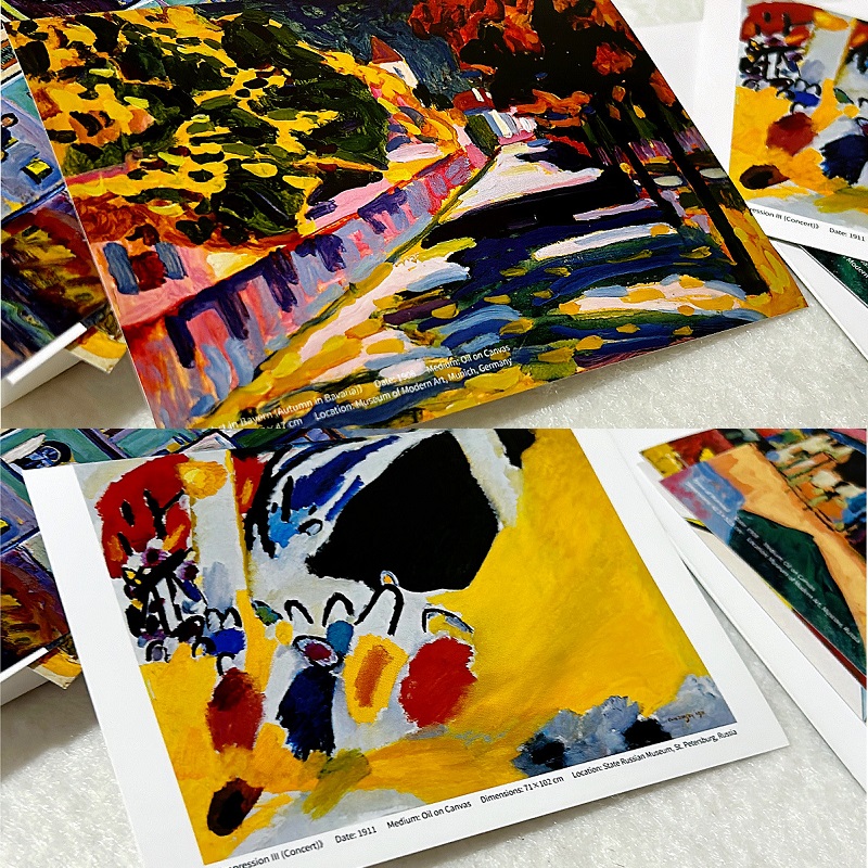 Wassily Kandinsky Kunst-Postka – Collectible Vintage Greeting Cards Bewertung und Preis